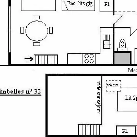 Mezzanine 5 Pers Avec Balcon Sud, Coeur Meribel, Proche Pistes Et Commerces - Fr-1-180-304 * Méribel