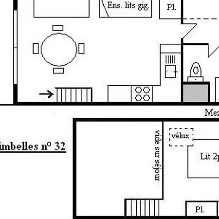 Lägenhet Mezzanine 5 Pers Avec Balcon Sud, Coeur Meribel, Proche Pistes Et Commerces - Fr-1-180-304